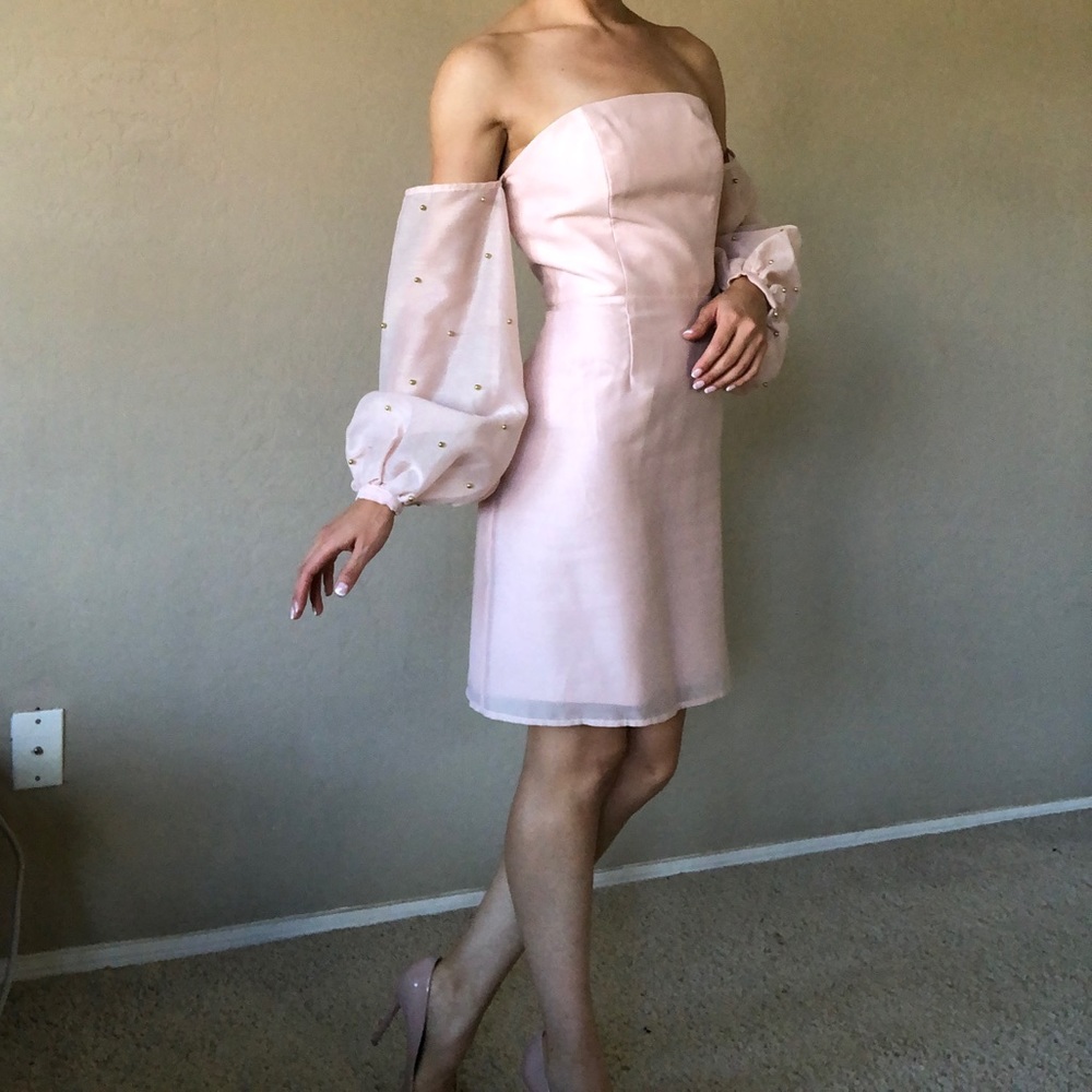 Elegant powder pink dress